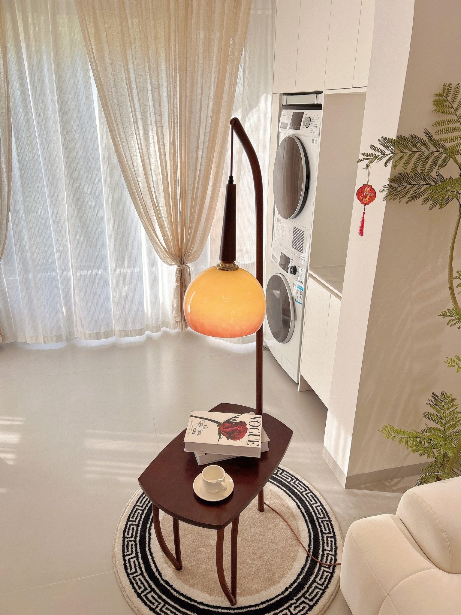 Cantilever Wood Accent Floor Lamp - Blowlighting