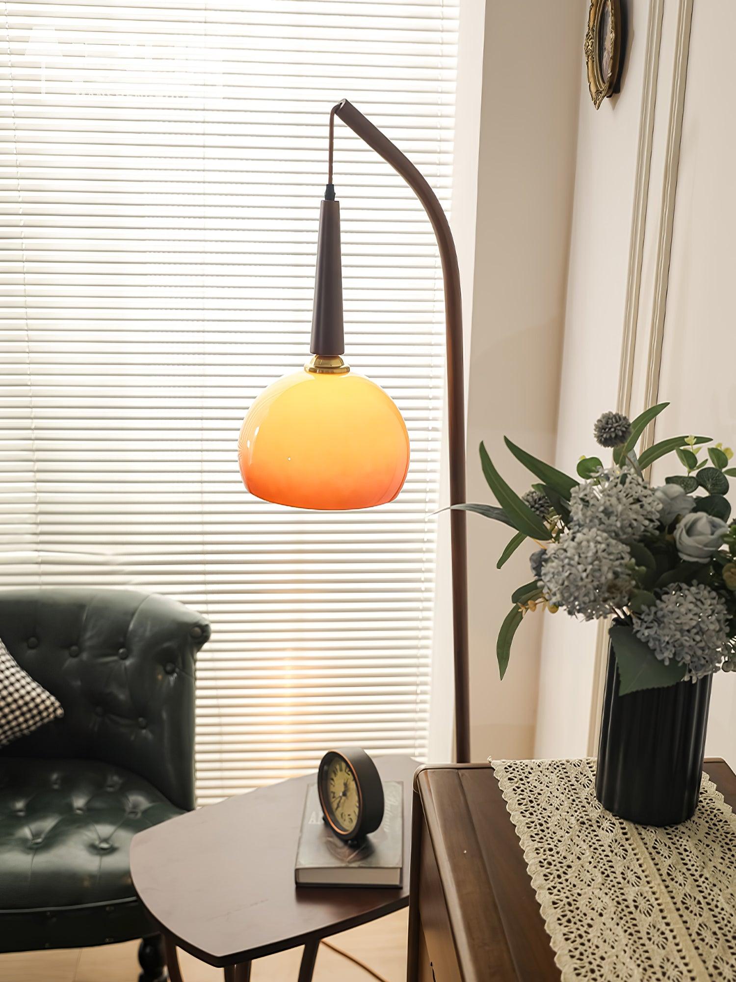 Cantilever Wood Accent Floor Lamp - Blowlighting