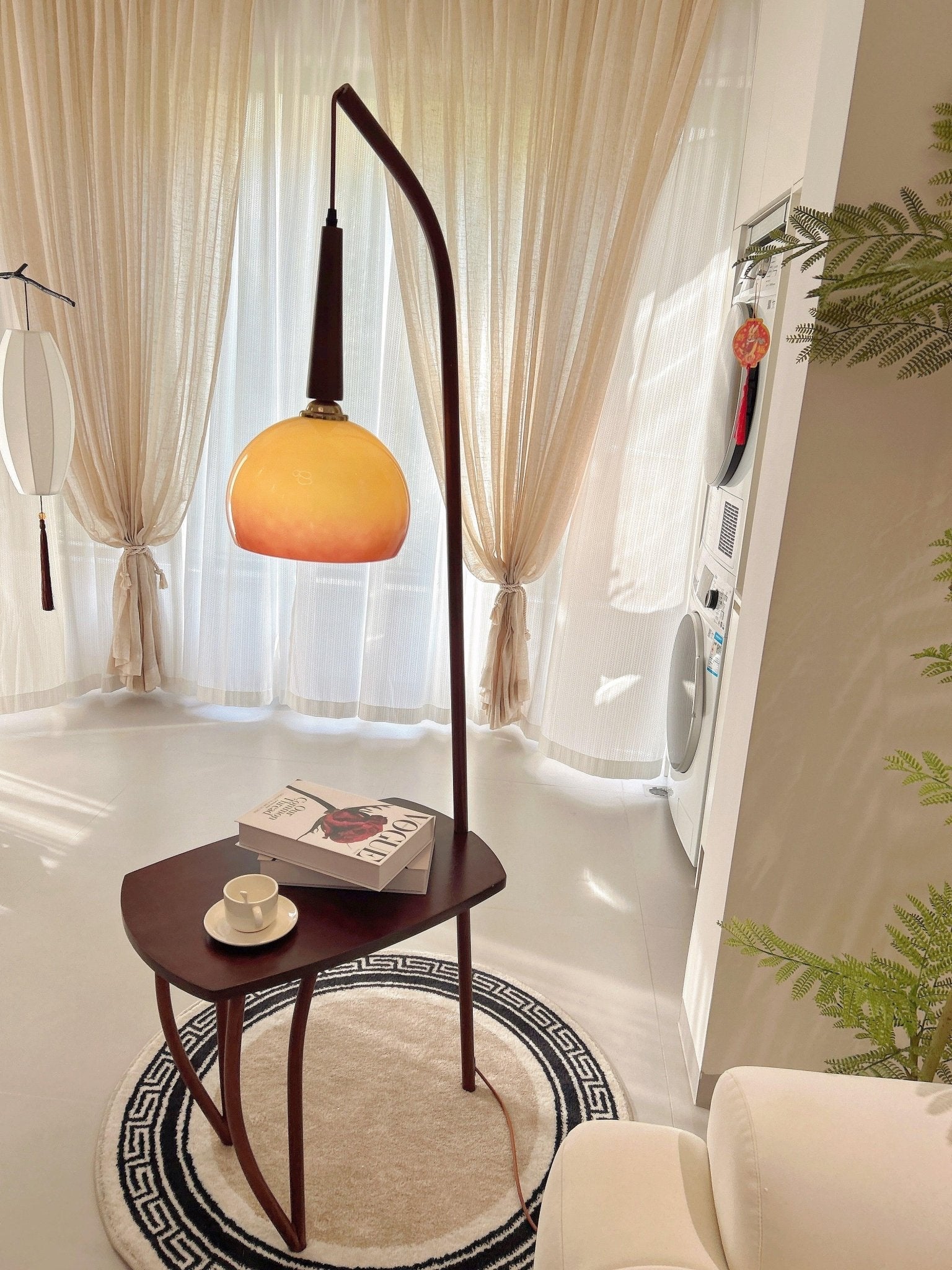 Cantilever Wood Accent Floor Lamp - Blowlighting