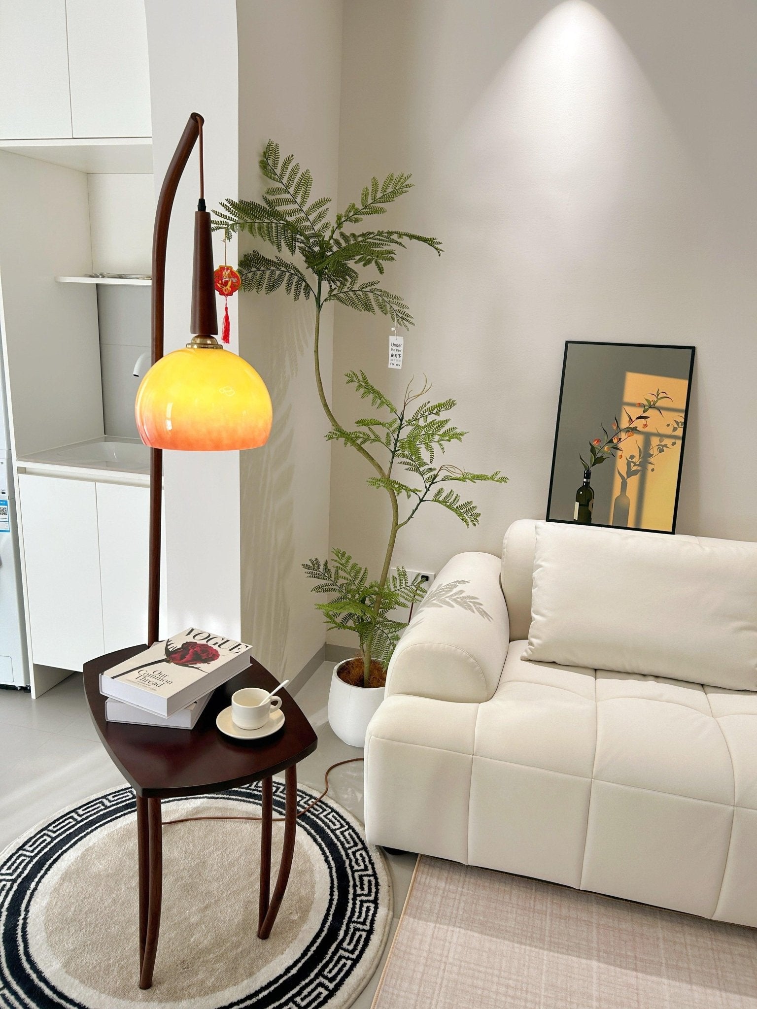 Cantilever Wood Accent Floor Lamp - Blowlighting