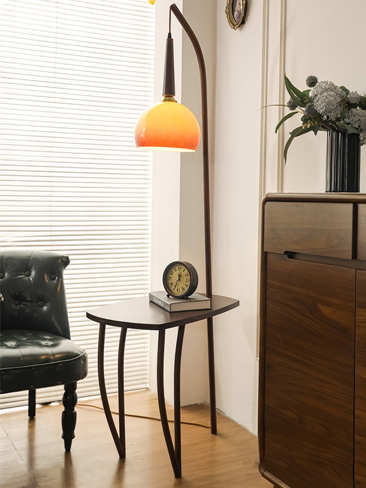 Cantilever Wood Accent Floor Lamp - Blowlighting