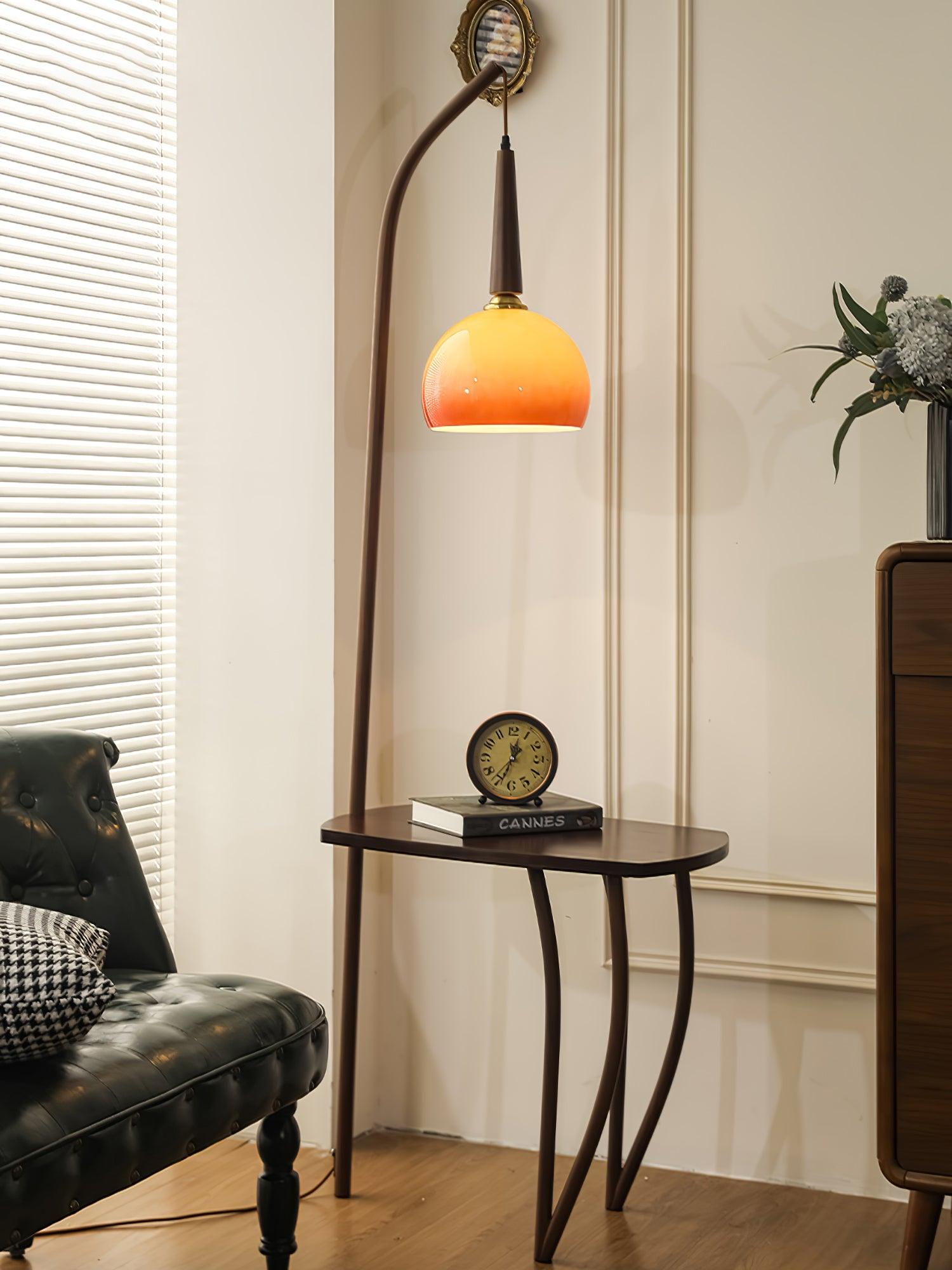 Cantilever Wood Accent Floor Lamp - Blowlighting