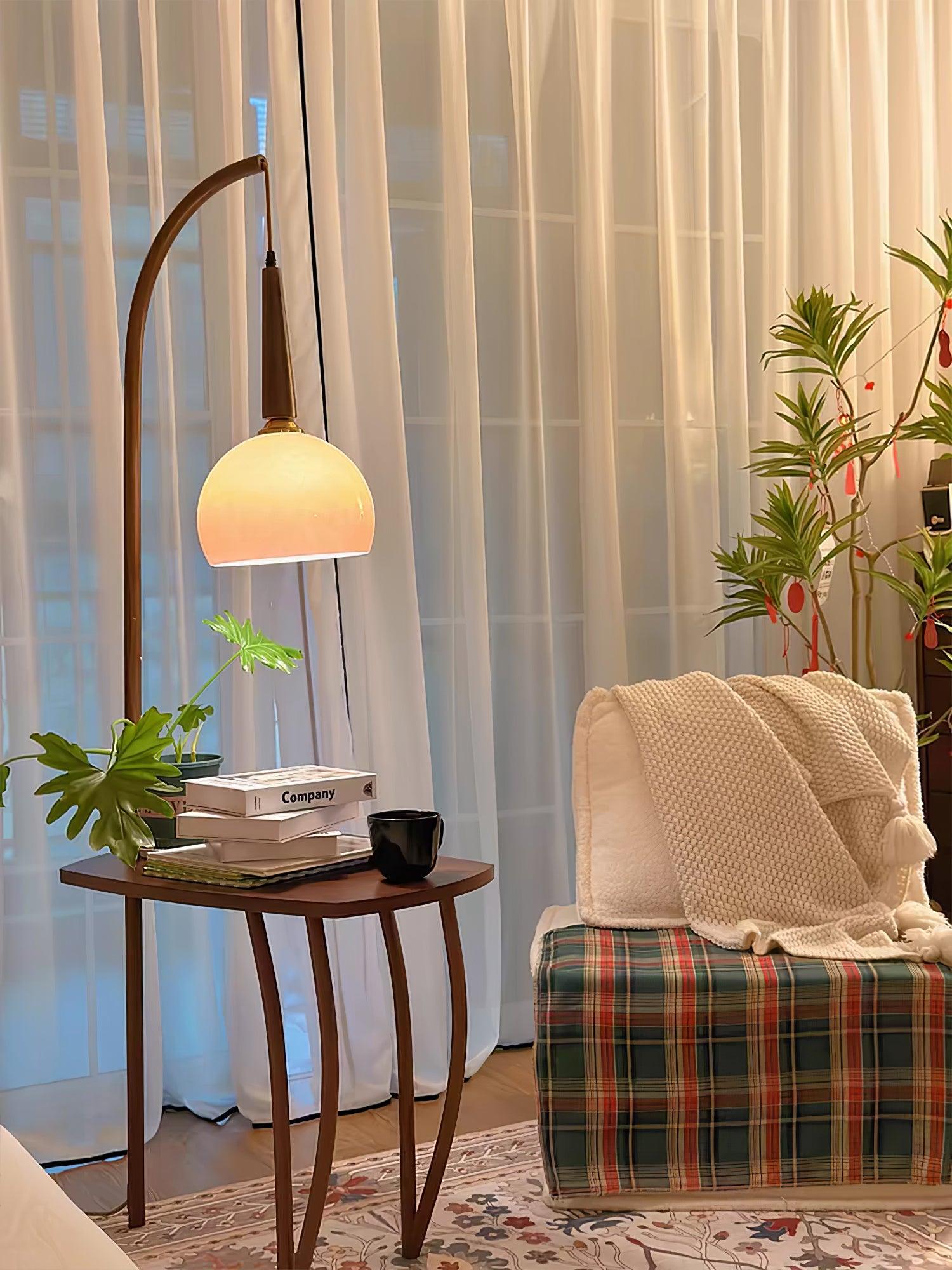 Cantilever Wood Accent Floor Lamp - Blowlighting