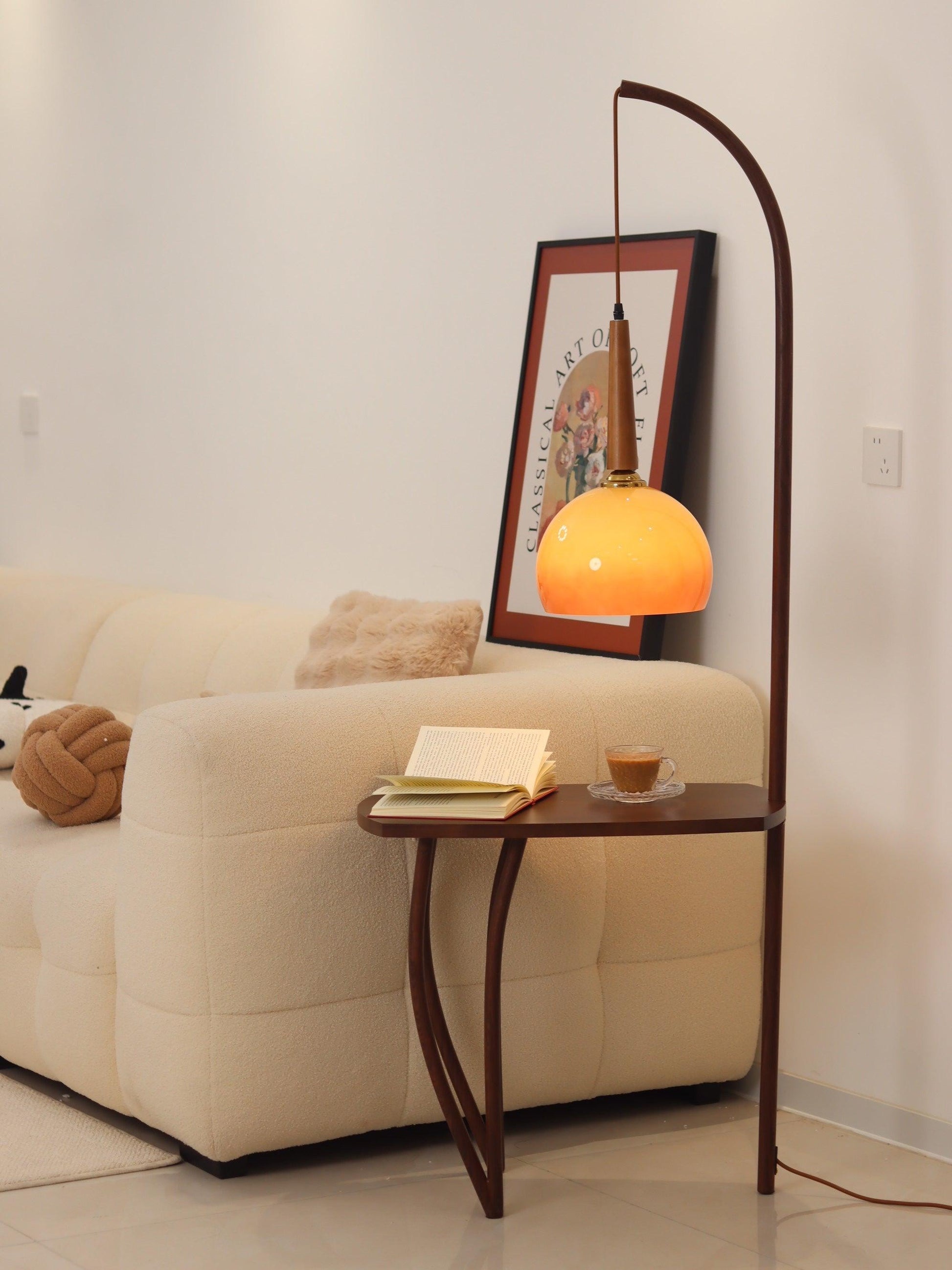Cantilever Wood Accent Floor Lamp - Blowlighting