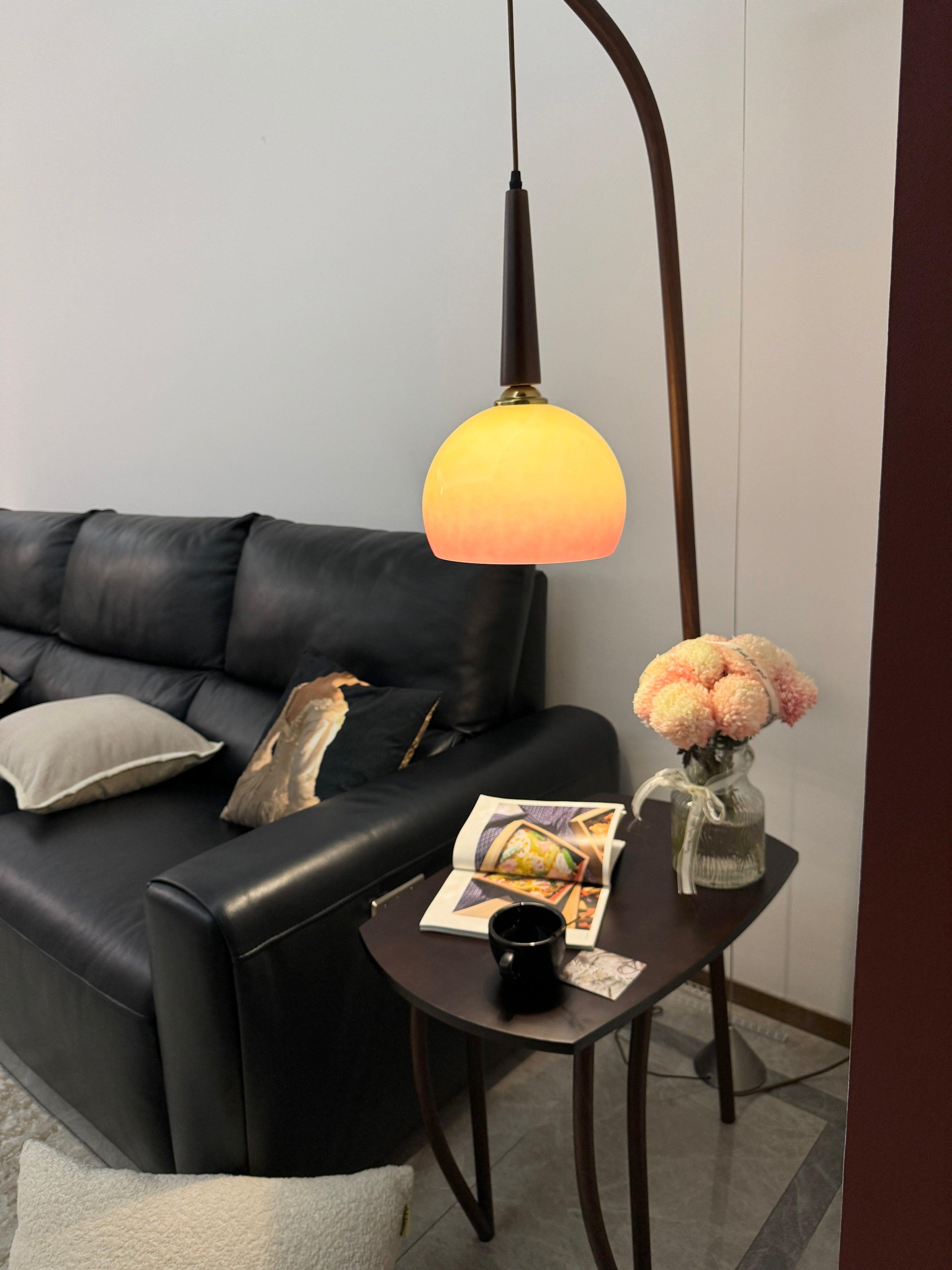 Cantilever Wood Accent Floor Lamp - Blowlighting