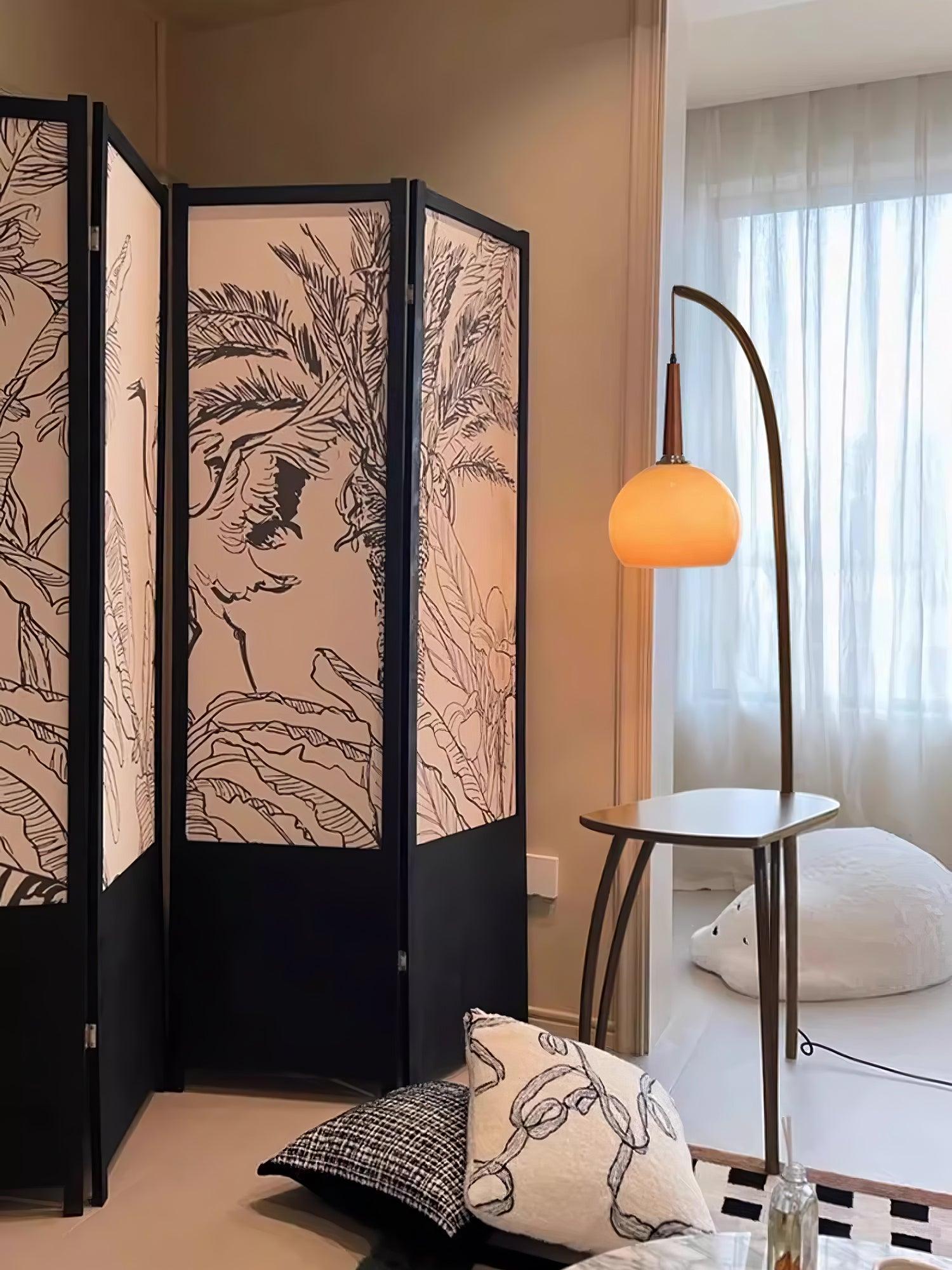 Cantilever Wood Accent Floor Lamp - Blowlighting