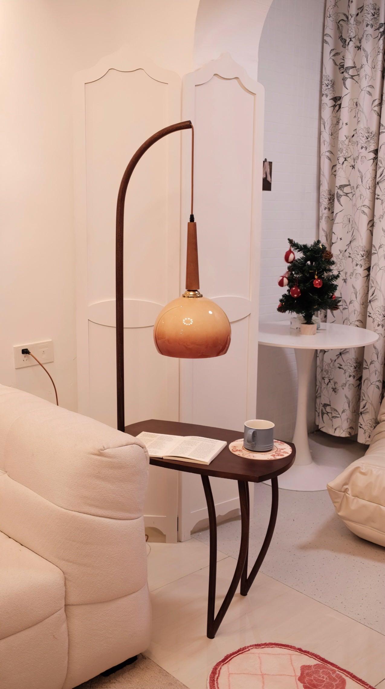 Cantilever Wood Accent Floor Lamp - Blowlighting