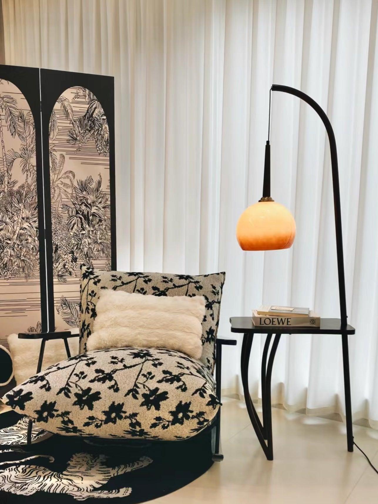 Cantilever Wood Accent Floor Lamp - Blowlighting