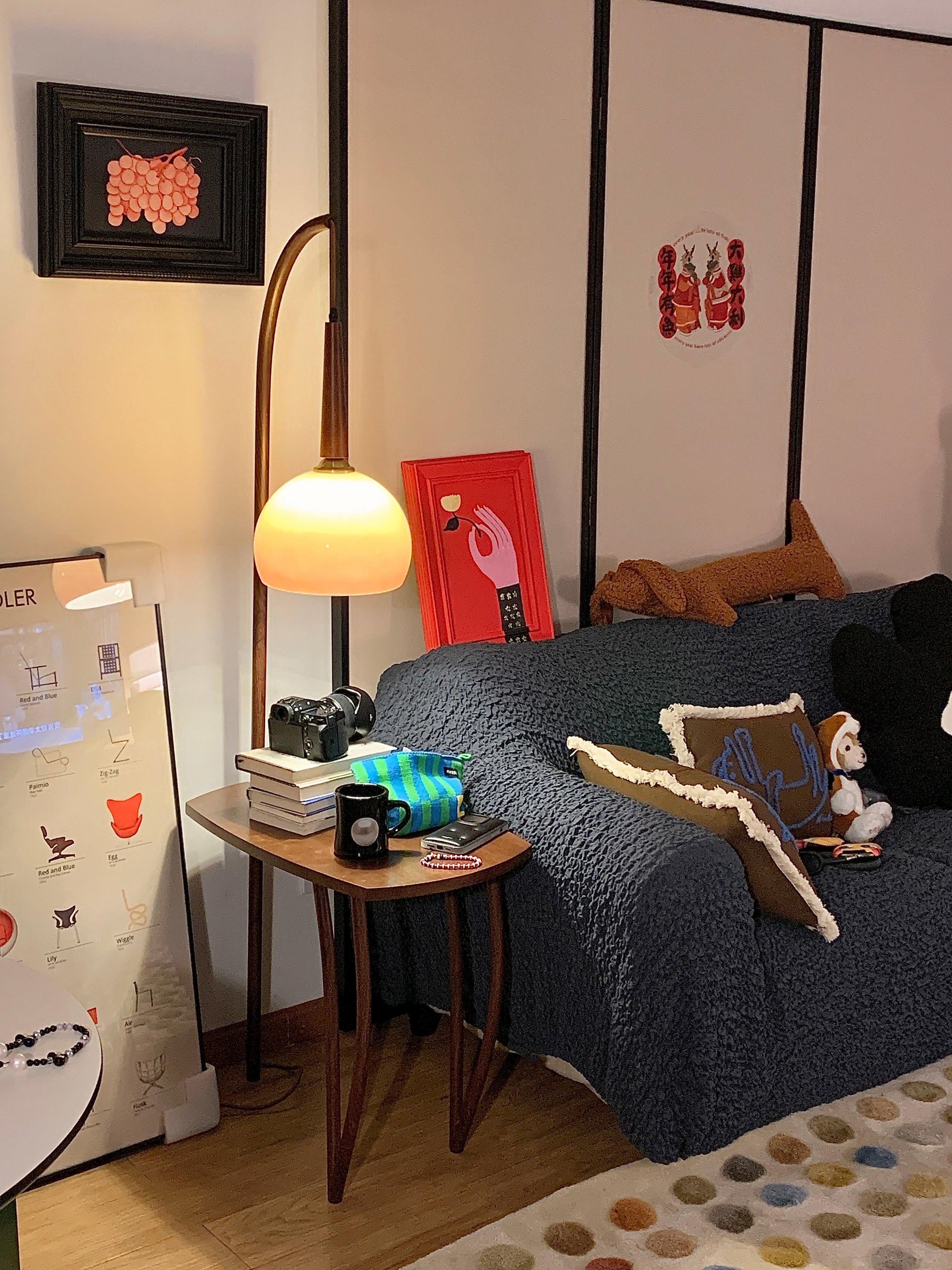Cantilever Wood Accent Floor Lamp - Blowlighting