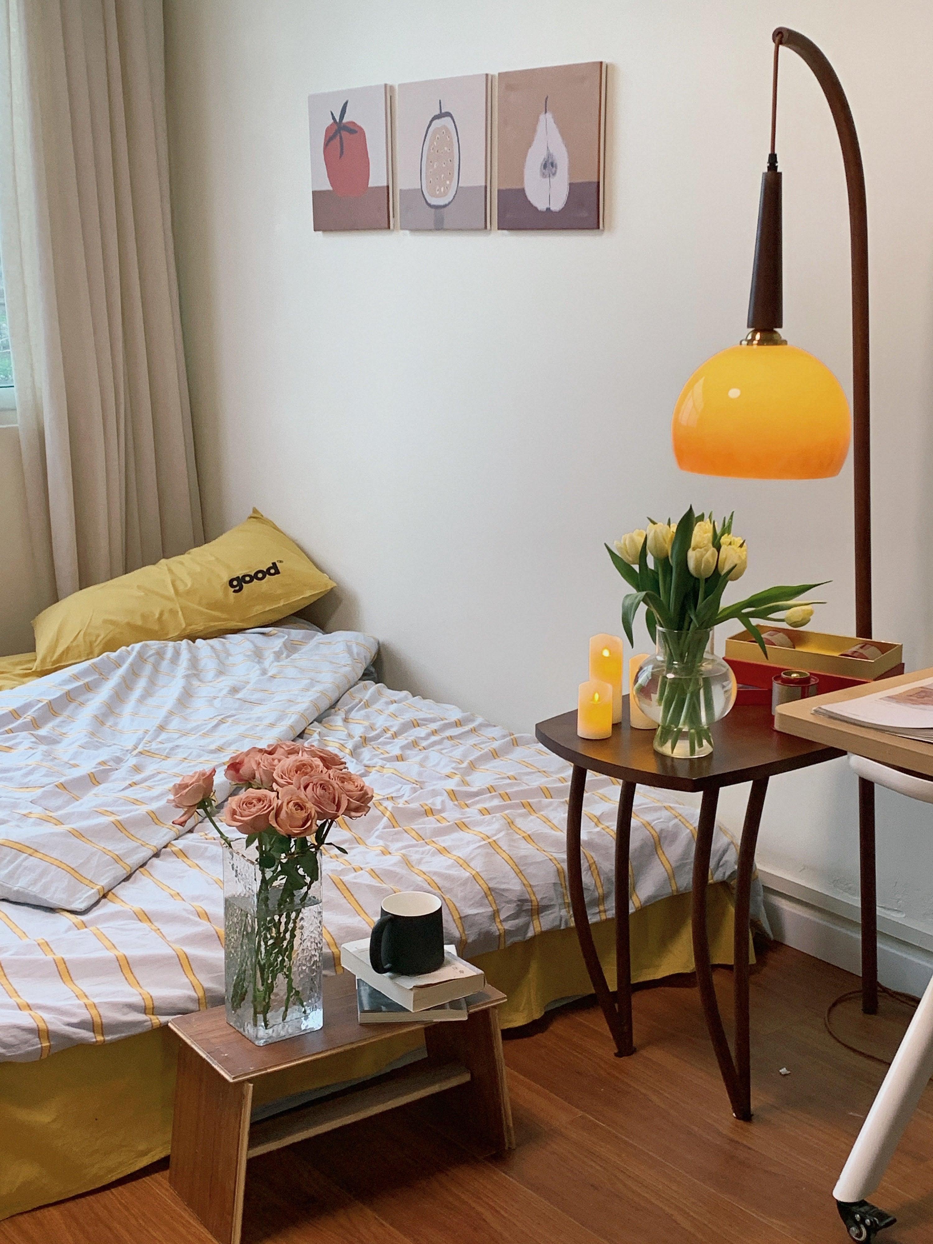 Cantilever Wood Accent Floor Lamp - Blowlighting