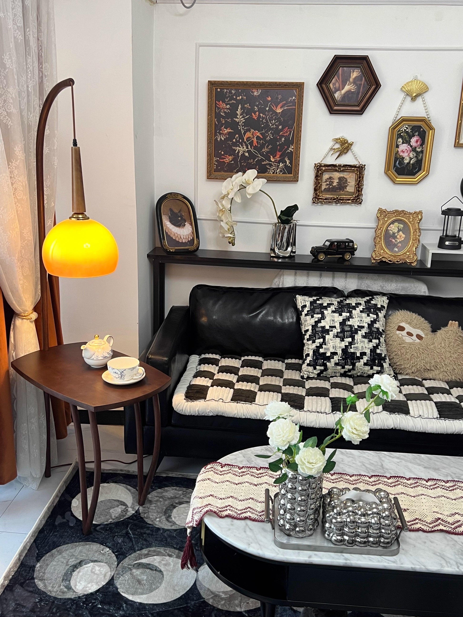 Cantilever Wood Accent Floor Lamp - Blowlighting