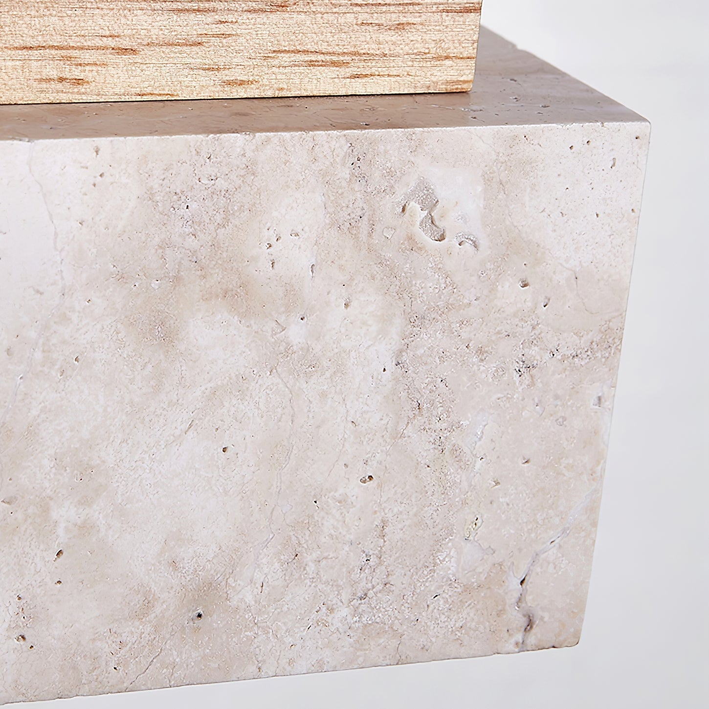 Ciraeila Rectangular Travertine Pendant Light - Blowlighting