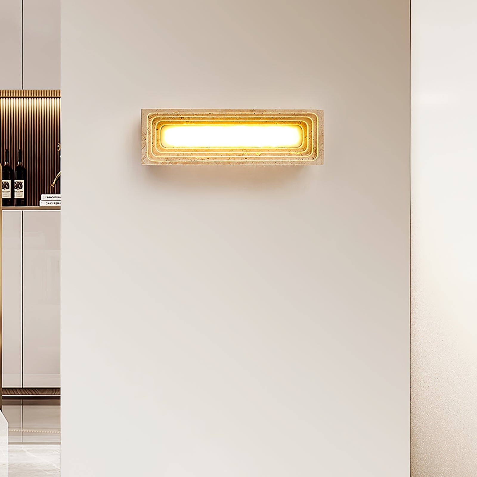 Atheila Travertine Wall Light - Blowlighting