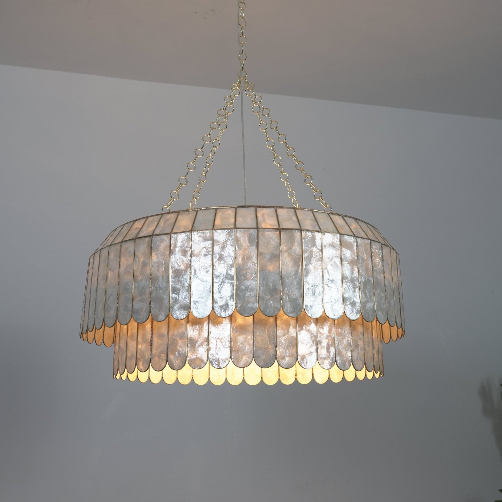 Capiz Aurelia Chandelier - Vakkerlight