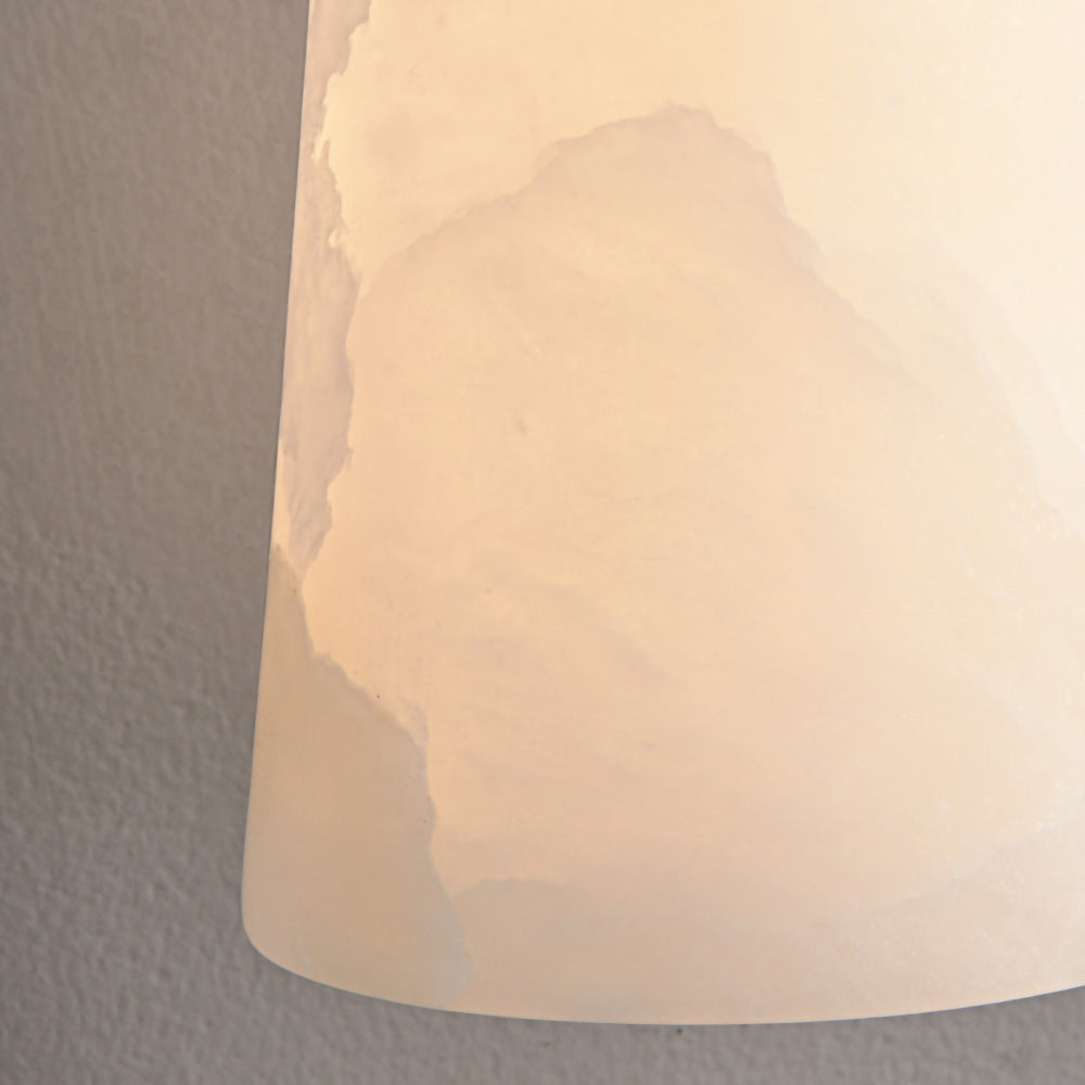 Capus Contemporary Art Copper Alabaster Pendant Light