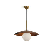 Caroll Minimalist Wood Pendant Light