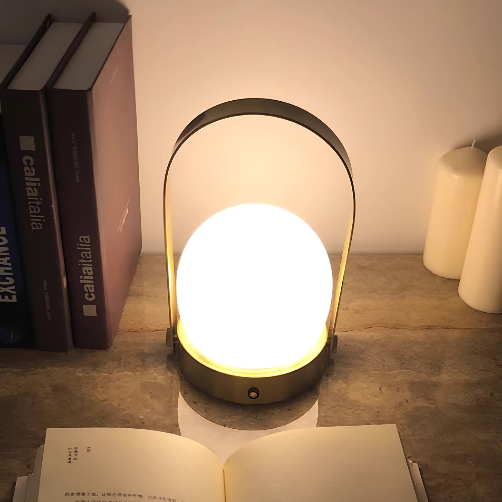 Carrie Built-in Battery Table Lamp - Blowlighting