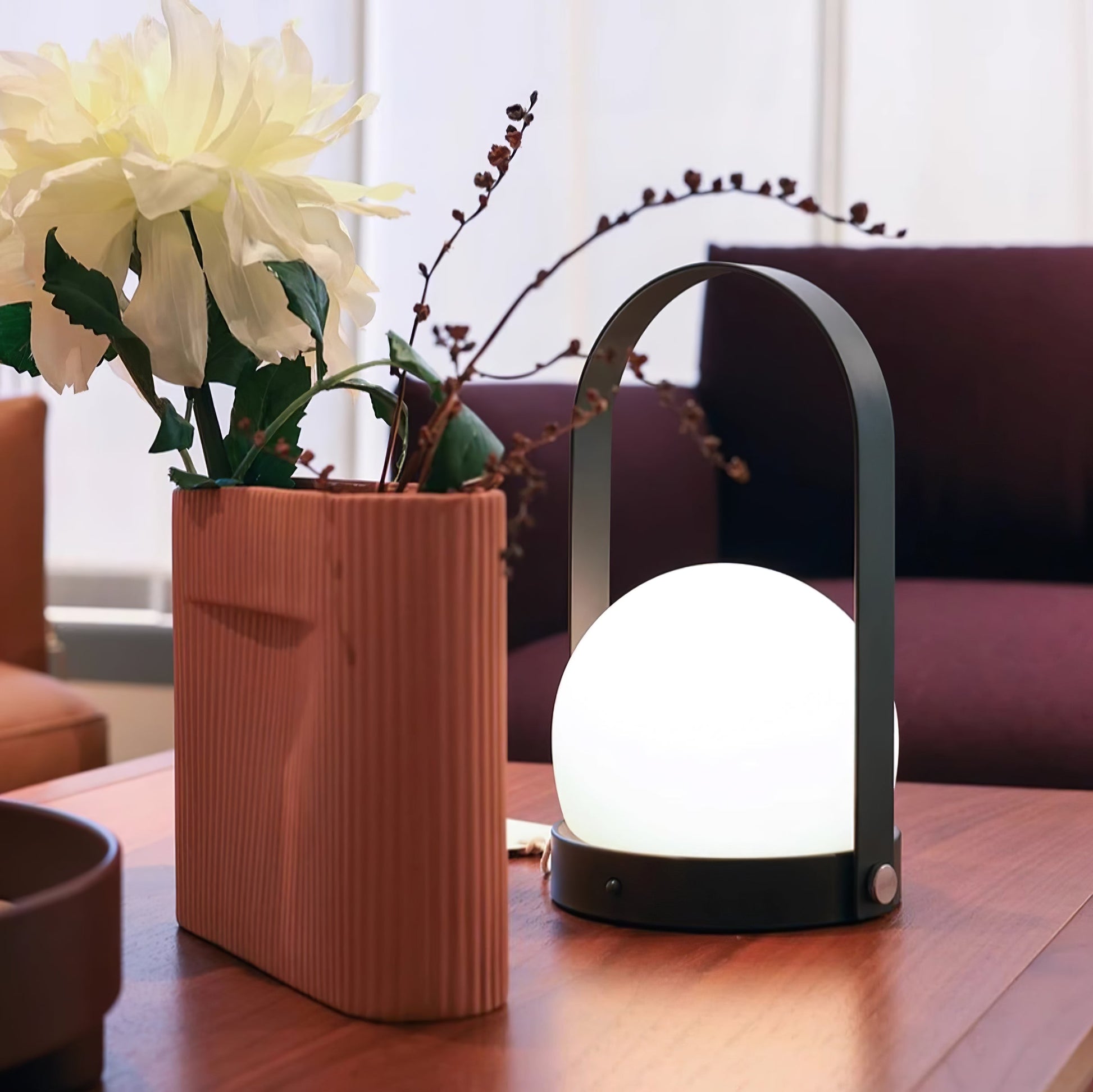 Carrie Built-in Battery Table Lamp - Blowlighting