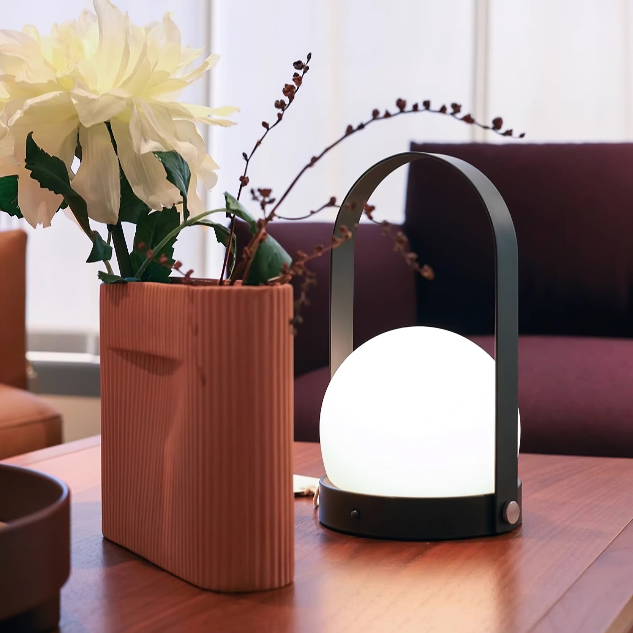 Carrie Built-in Battery Table Lamp - Blowlighting