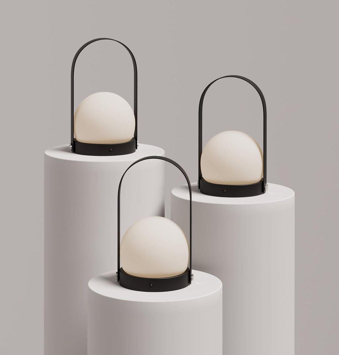 Carrie Built-in Battery Table Lamp - Blowlighting