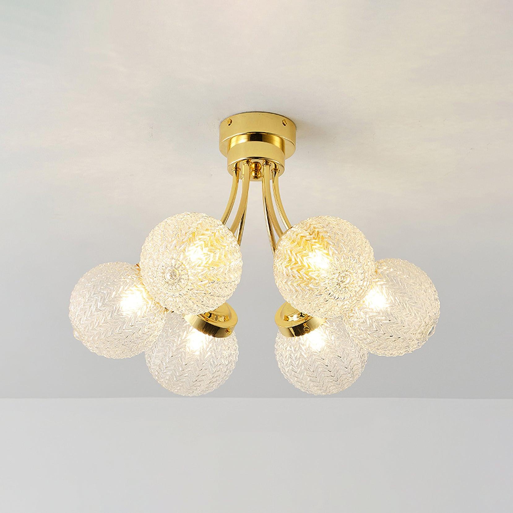 Carved Glass Ceiling Lamp - Blowlighting