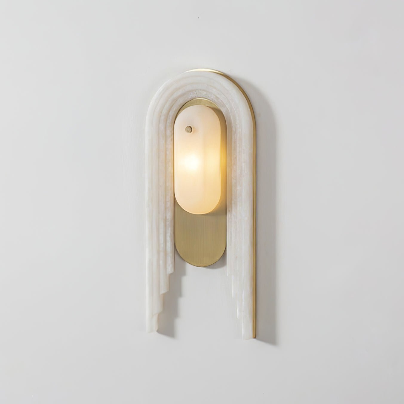 Sytalion Arch Alabaster Wall Light - Blowlighting