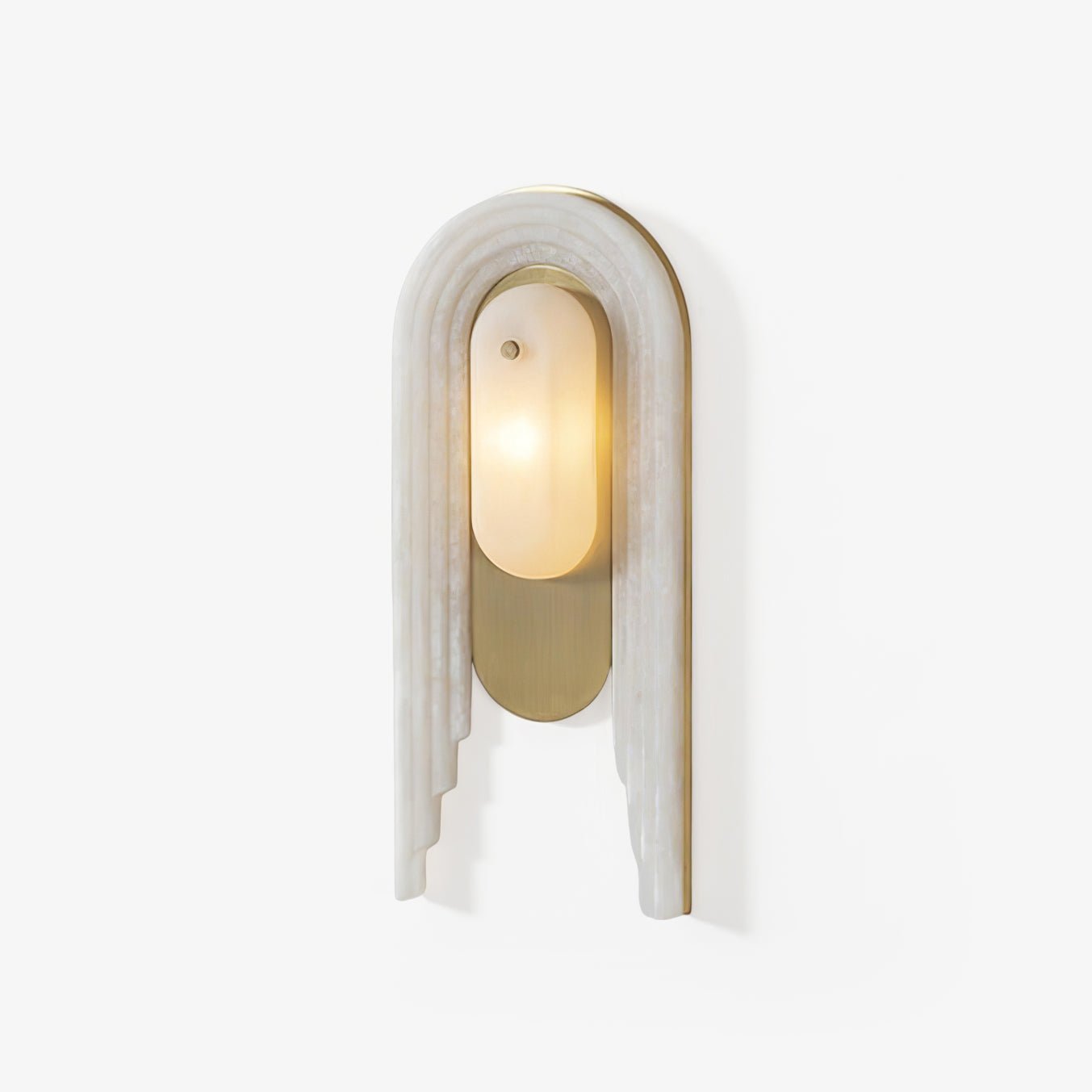 Sytalion Arch Alabaster Wall Light - Blowlighting