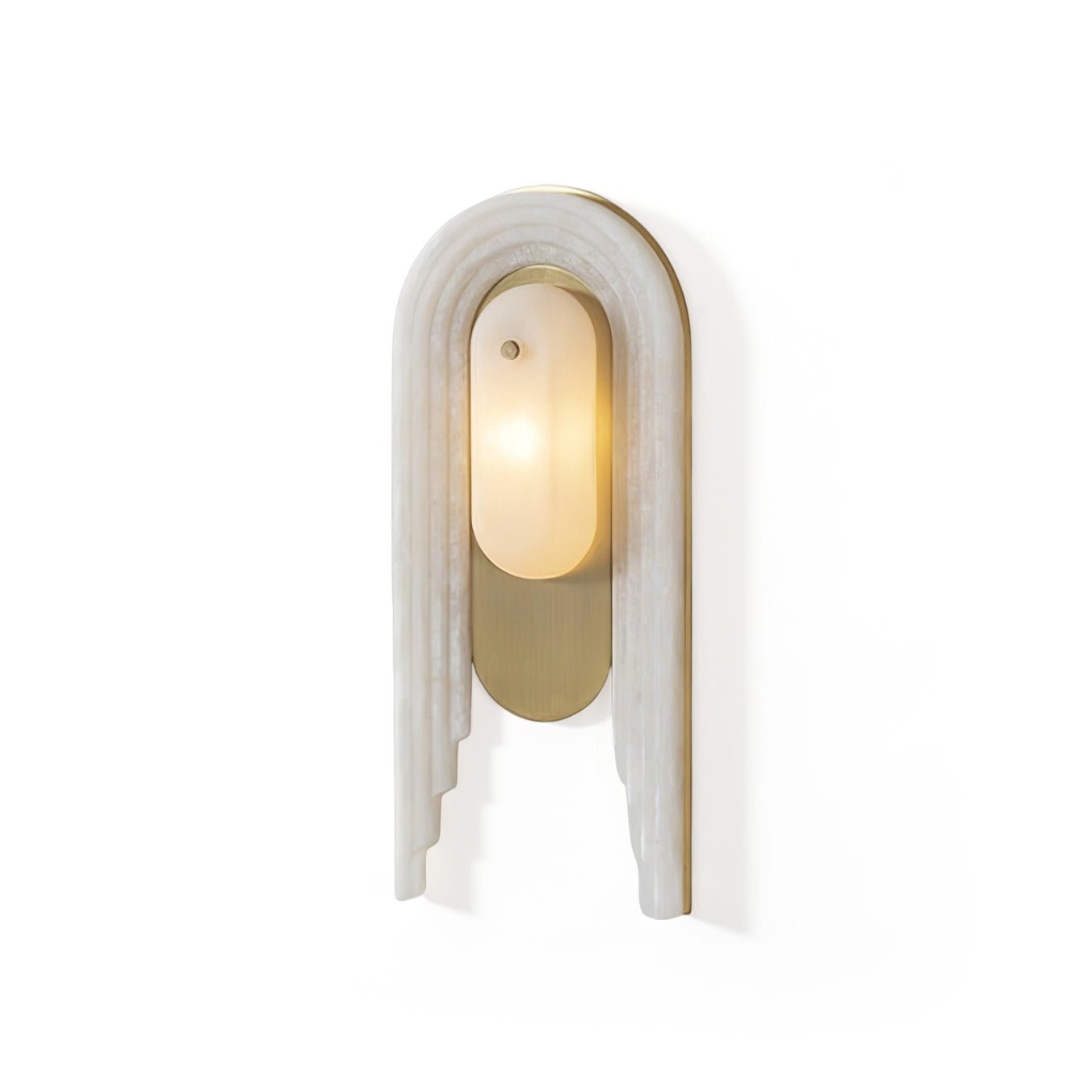 Sytalion Arch Alabaster Wall Light - Blowlighting