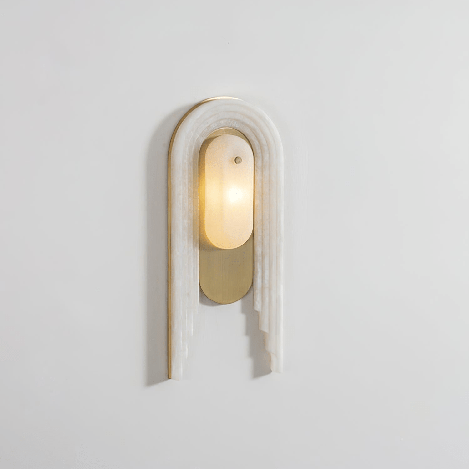 Sytalion Arch Alabaster Wall Light - Blowlighting