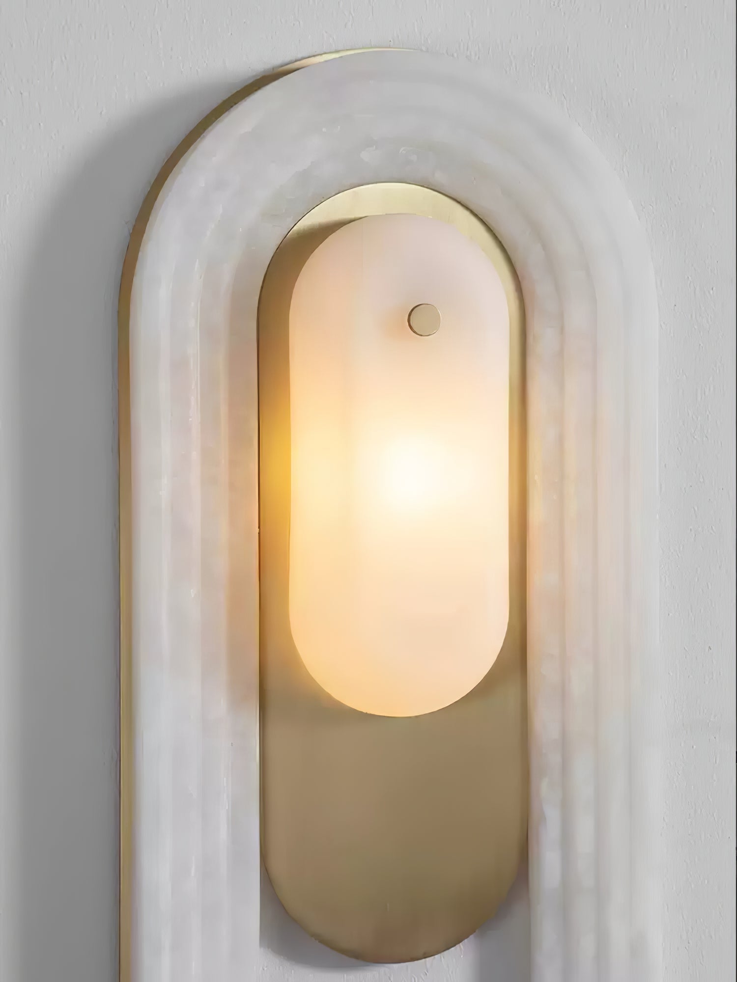 Sytalion Arch Alabaster Wall Light - Blowlighting