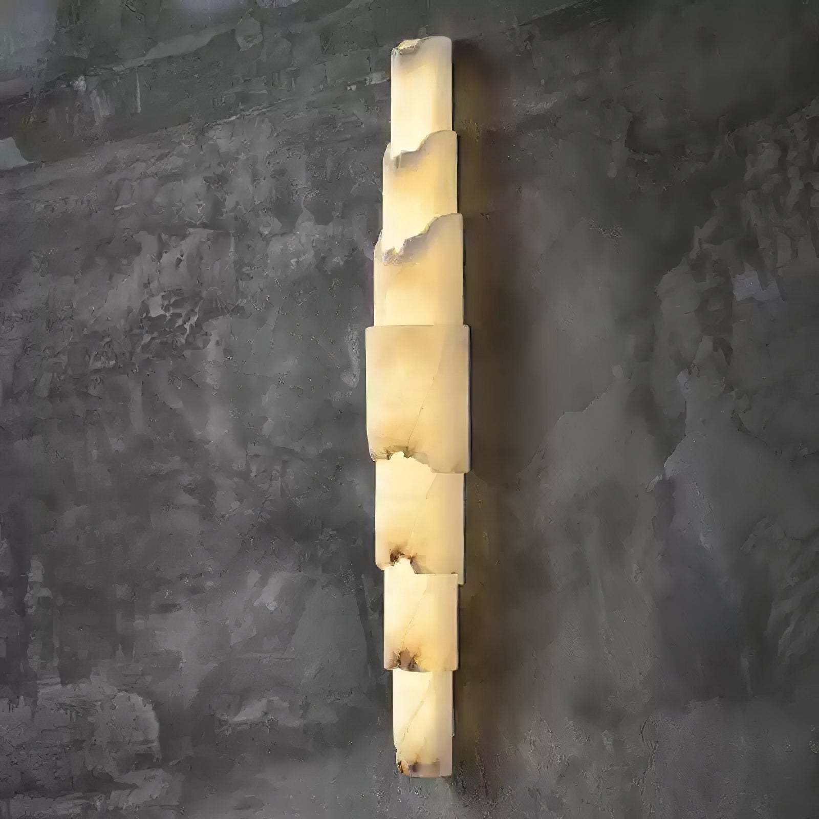 Elara Modern Alabaster Wall Light - Blowlighting