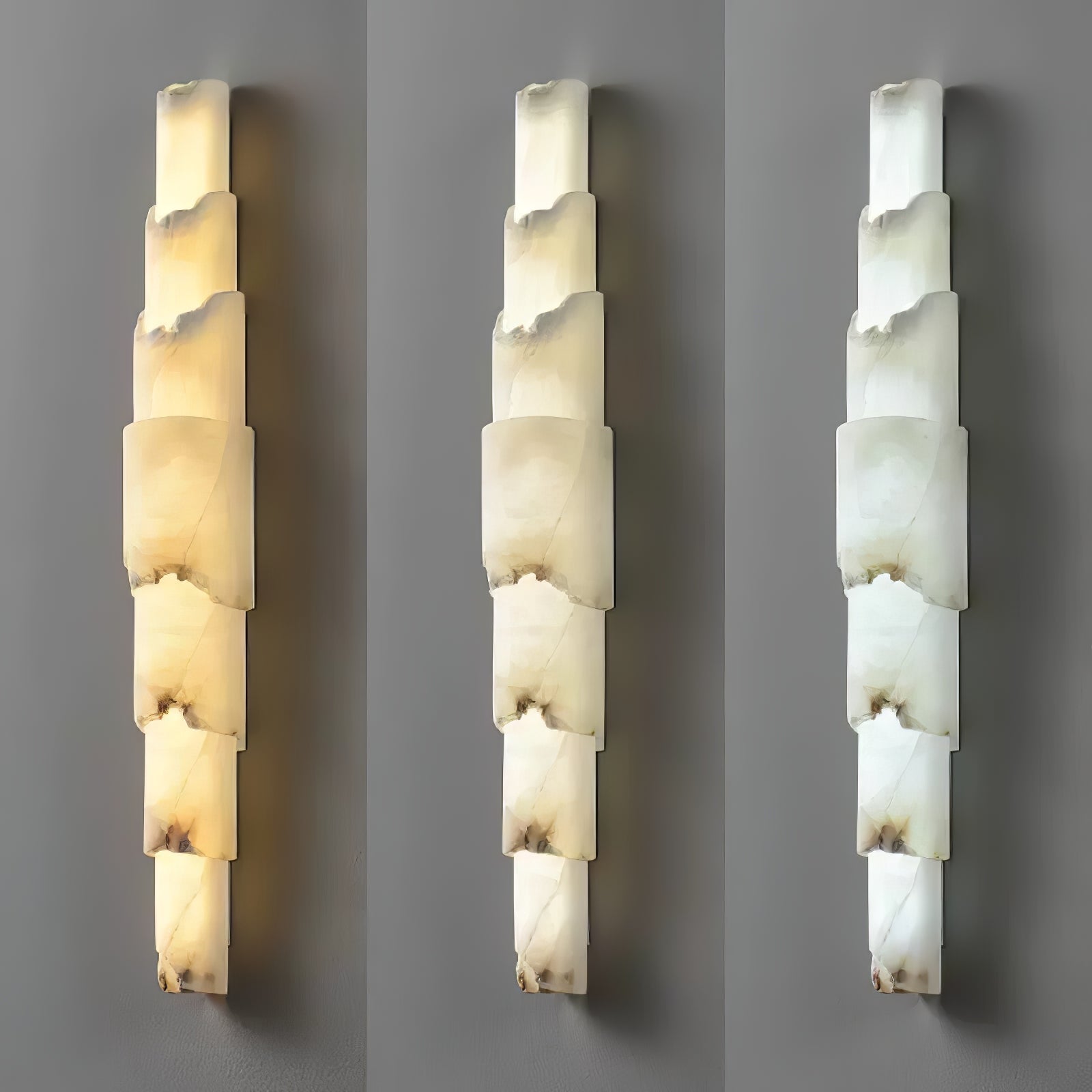 Elara Modern Alabaster Wall Light - Blowlighting
