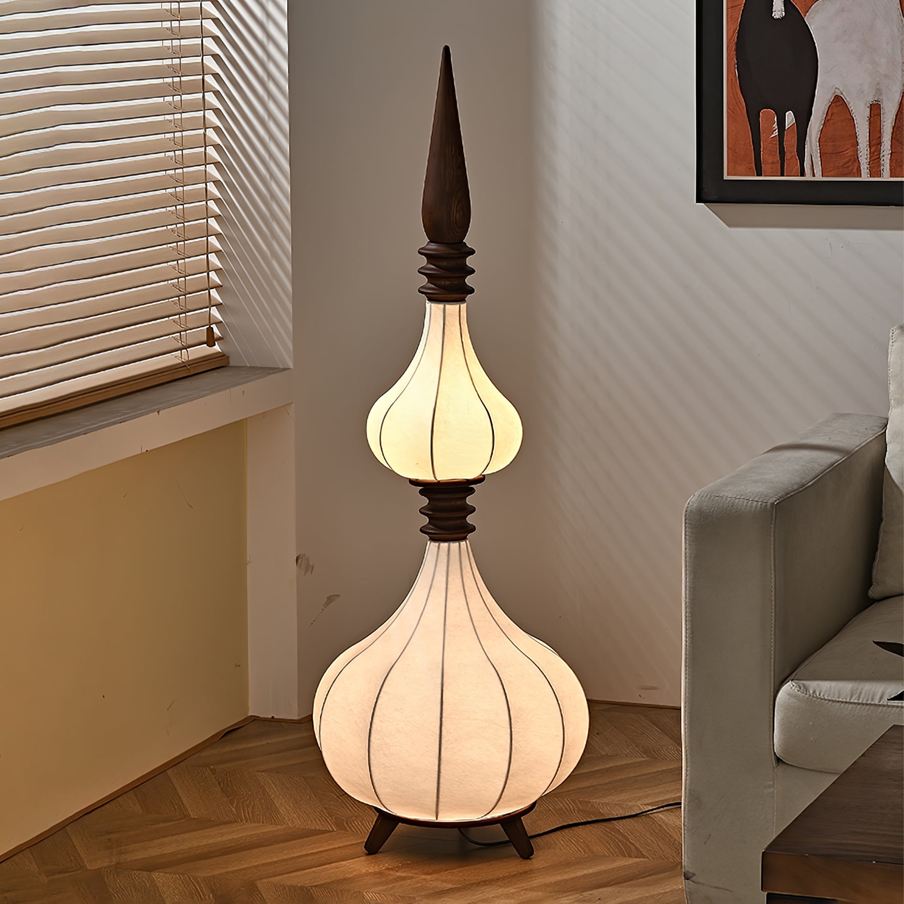Cetalyra Tiered Gourd Floor Lamp - Blowlighting