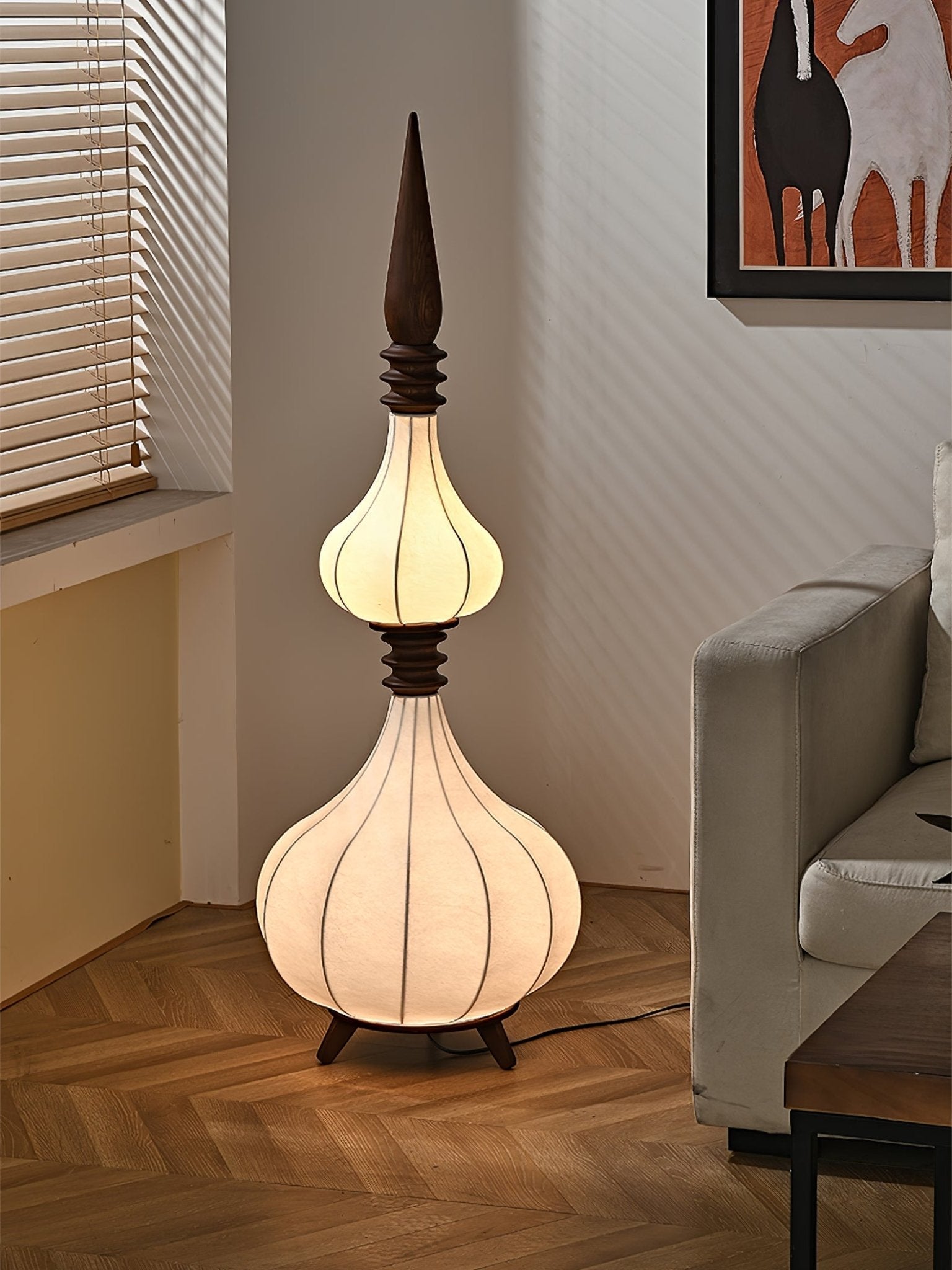 Cetalyra Tiered Gourd Floor Lamp - Blowlighting