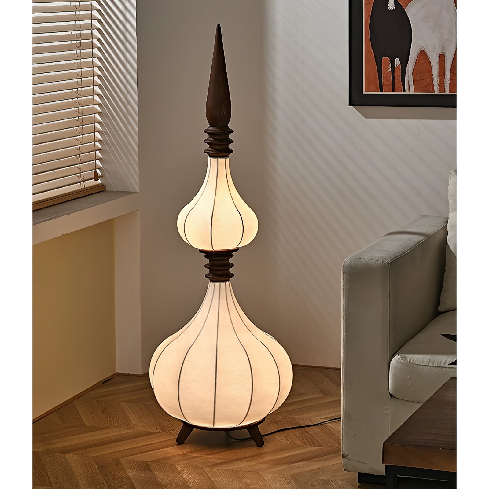 Cetalyra Tiered Gourd Floor Lamp - Blowlighting