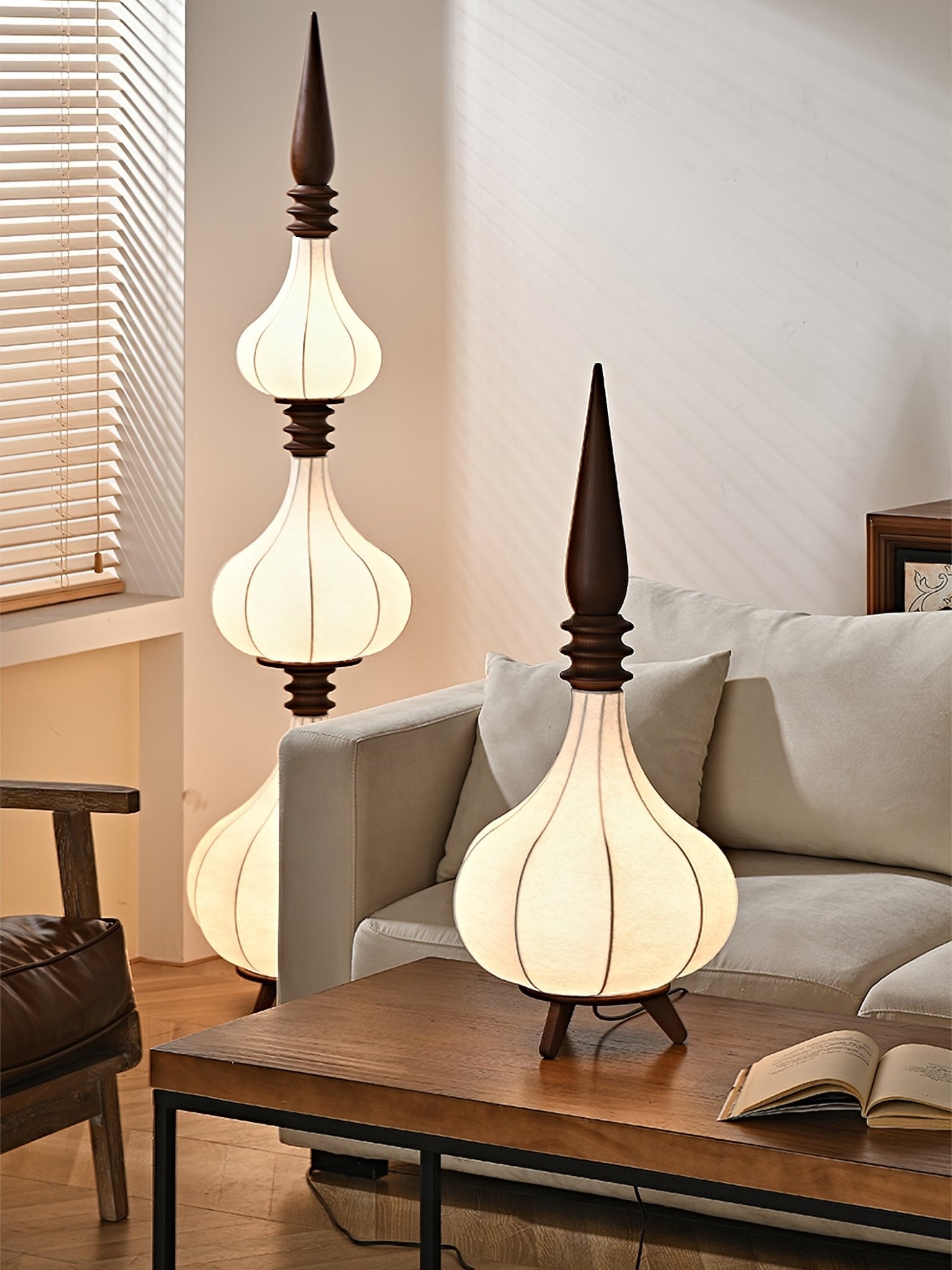 Cetalyra Tiered Gourd Floor Lamp - Blowlighting
