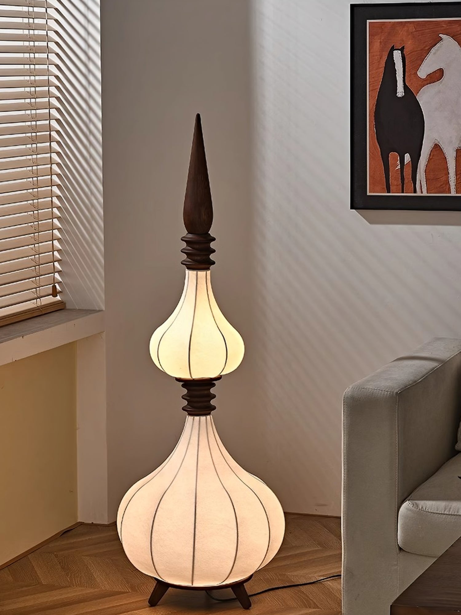 Cetalyra Tiered Gourd Floor Lamp - Blowlighting