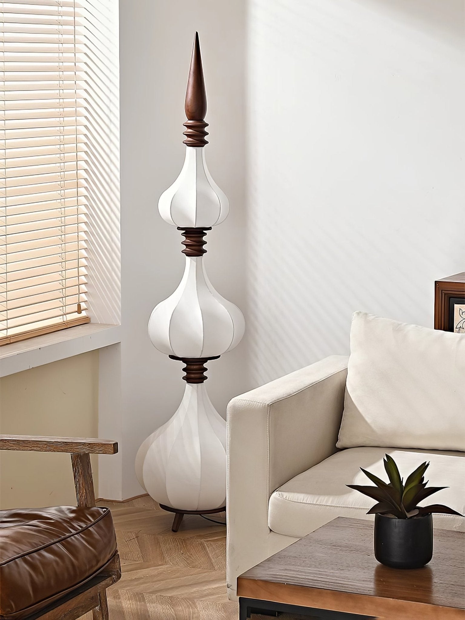 Cetalyra Tiered Gourd Floor Lamp - Blowlighting
