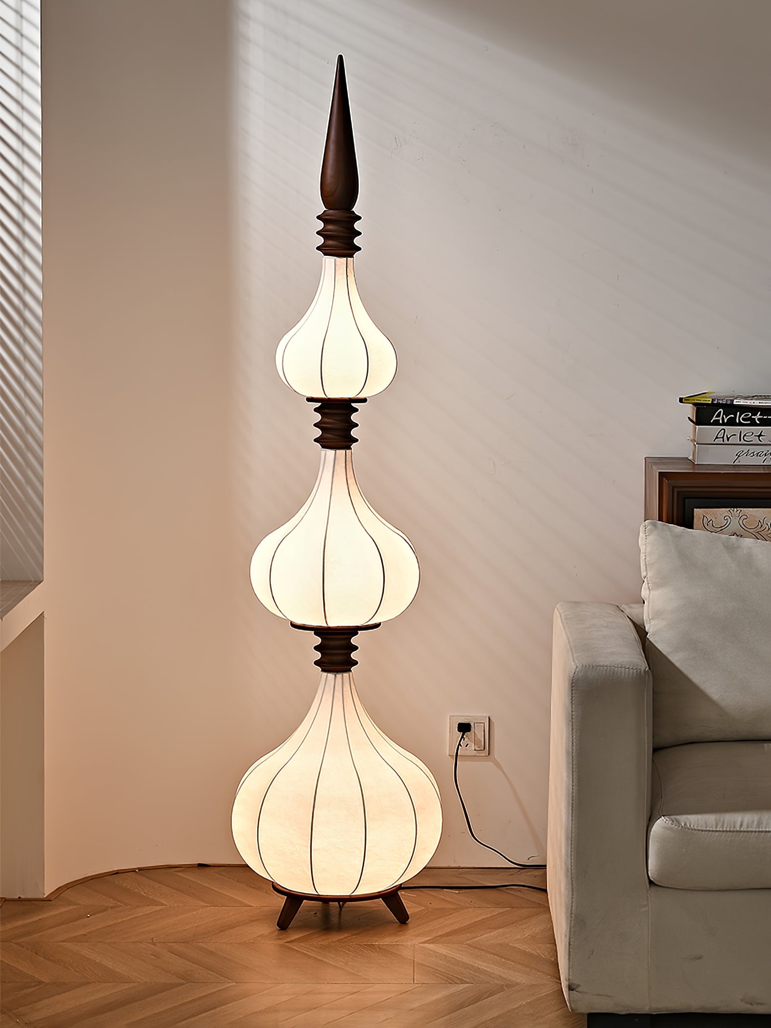 Cetalyra Tiered Gourd Floor Lamp - Blowlighting