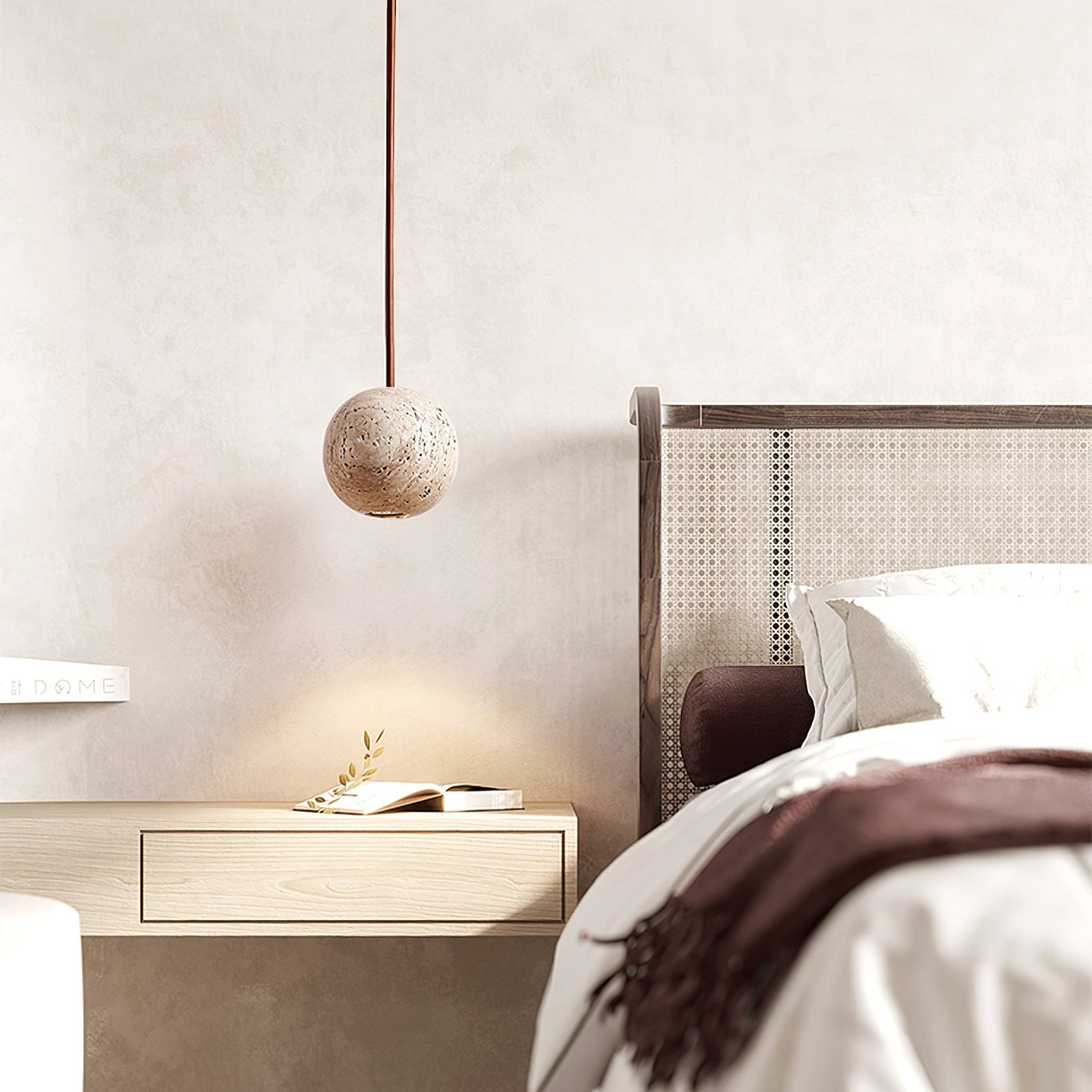 Trio Travertine Pendant Light - Blowlighting