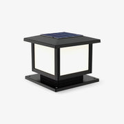 Ray Pavilion-style Square Solar Outdoor Post Light - Blowlighting
