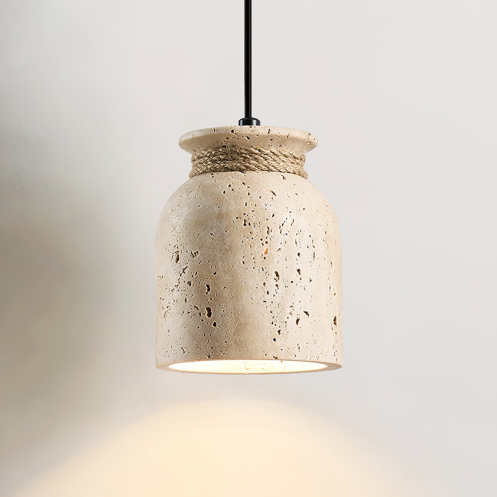 Cavena Minimalist Travertine Pendant Light