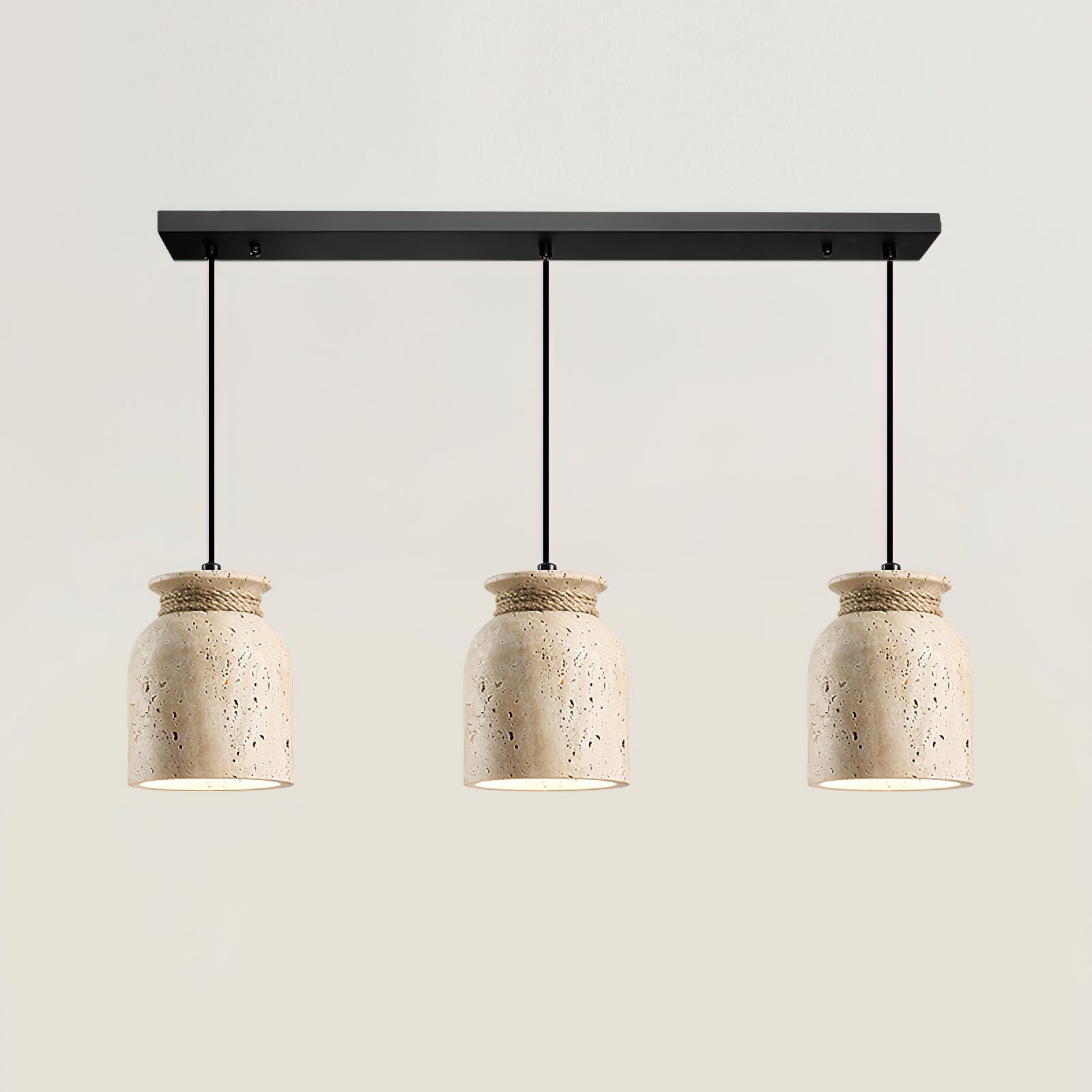 Cavena Minimalist Travertine Pendant Light