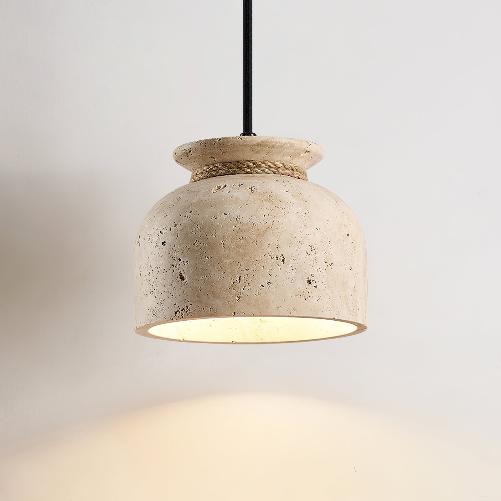 Cavena Minimalist Travertine Pendant Light