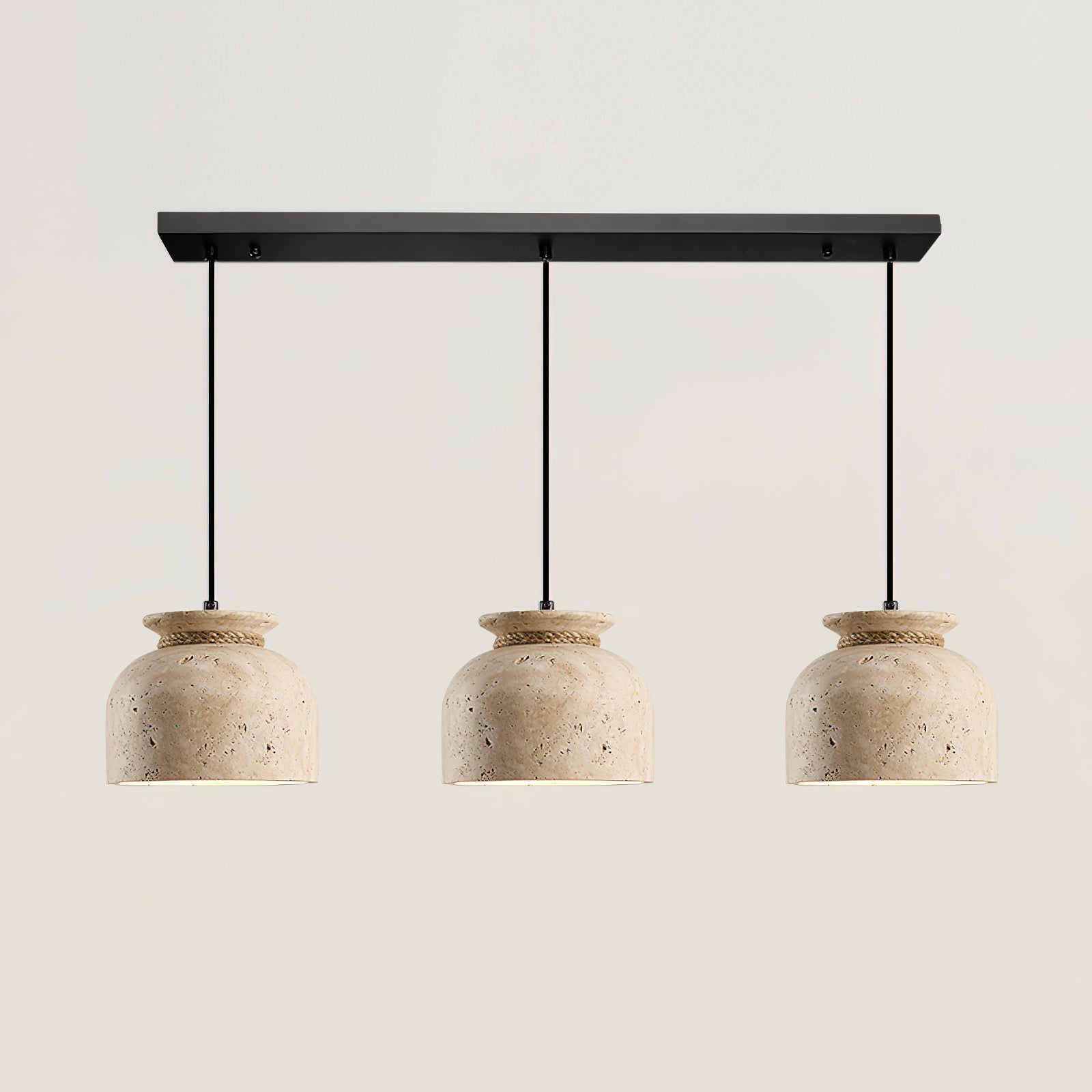 Cavena Minimalist Travertine Pendant Light