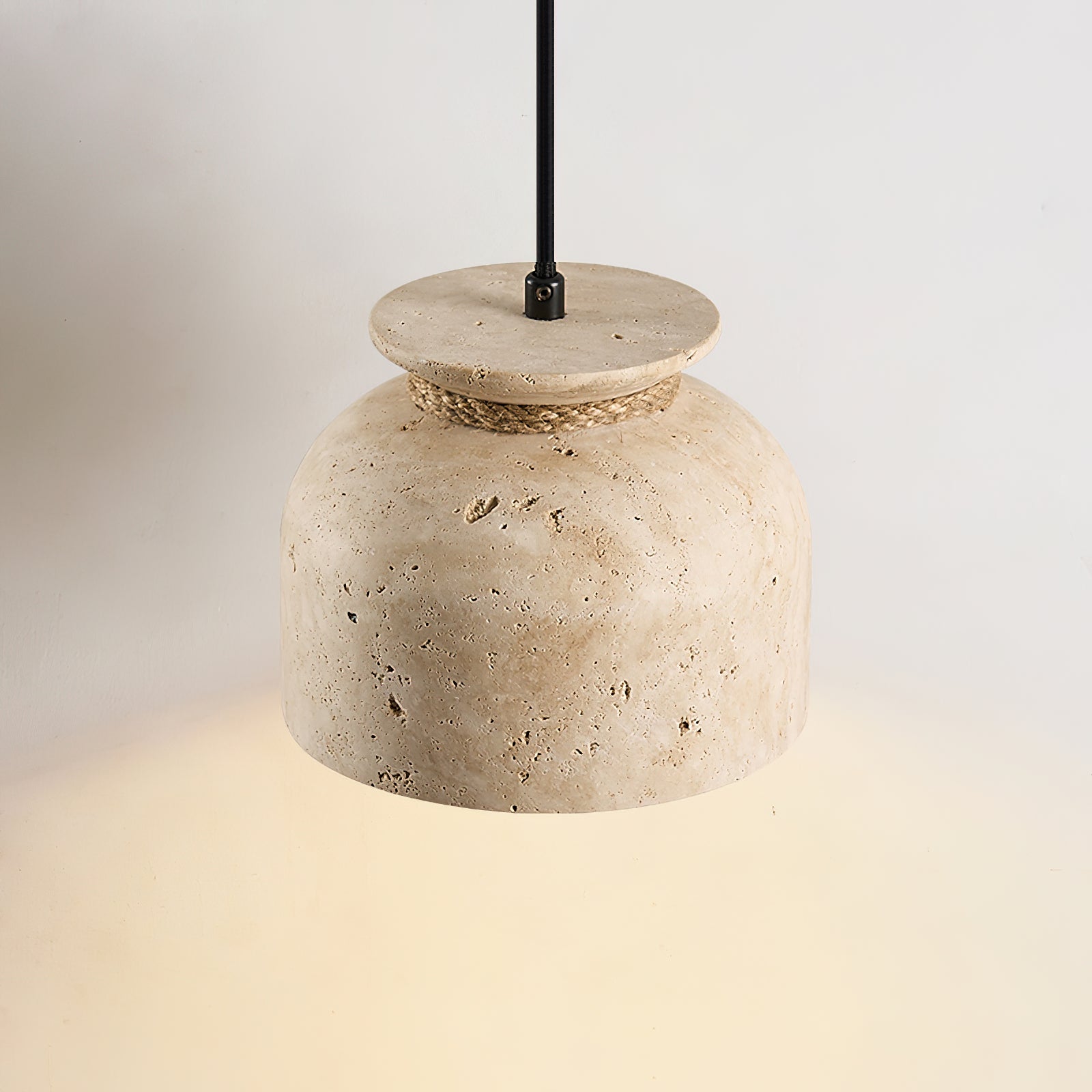 Cavena Minimalist Travertine Pendant Light