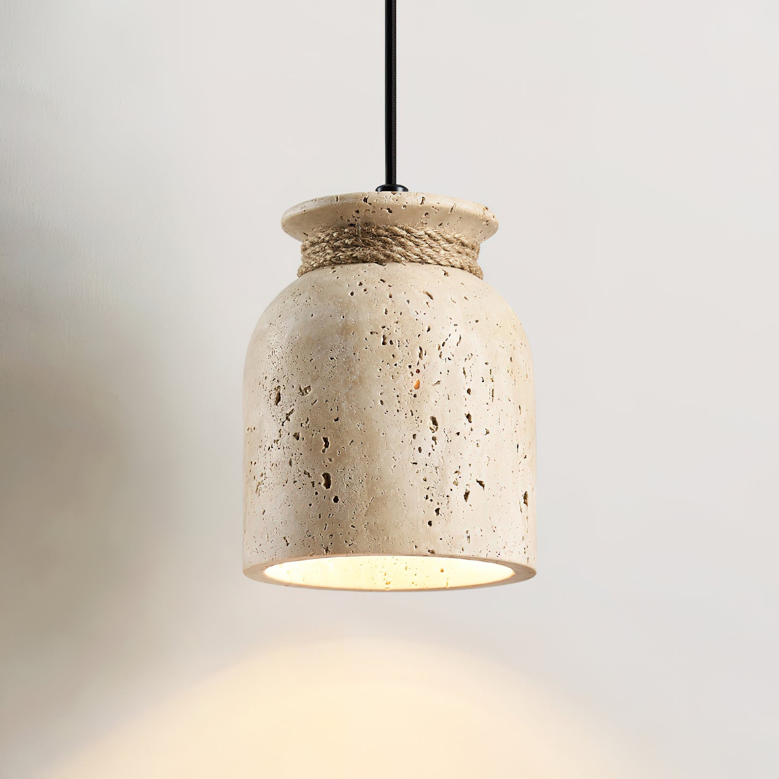 Cavena Minimalist Travertine Pendant Light