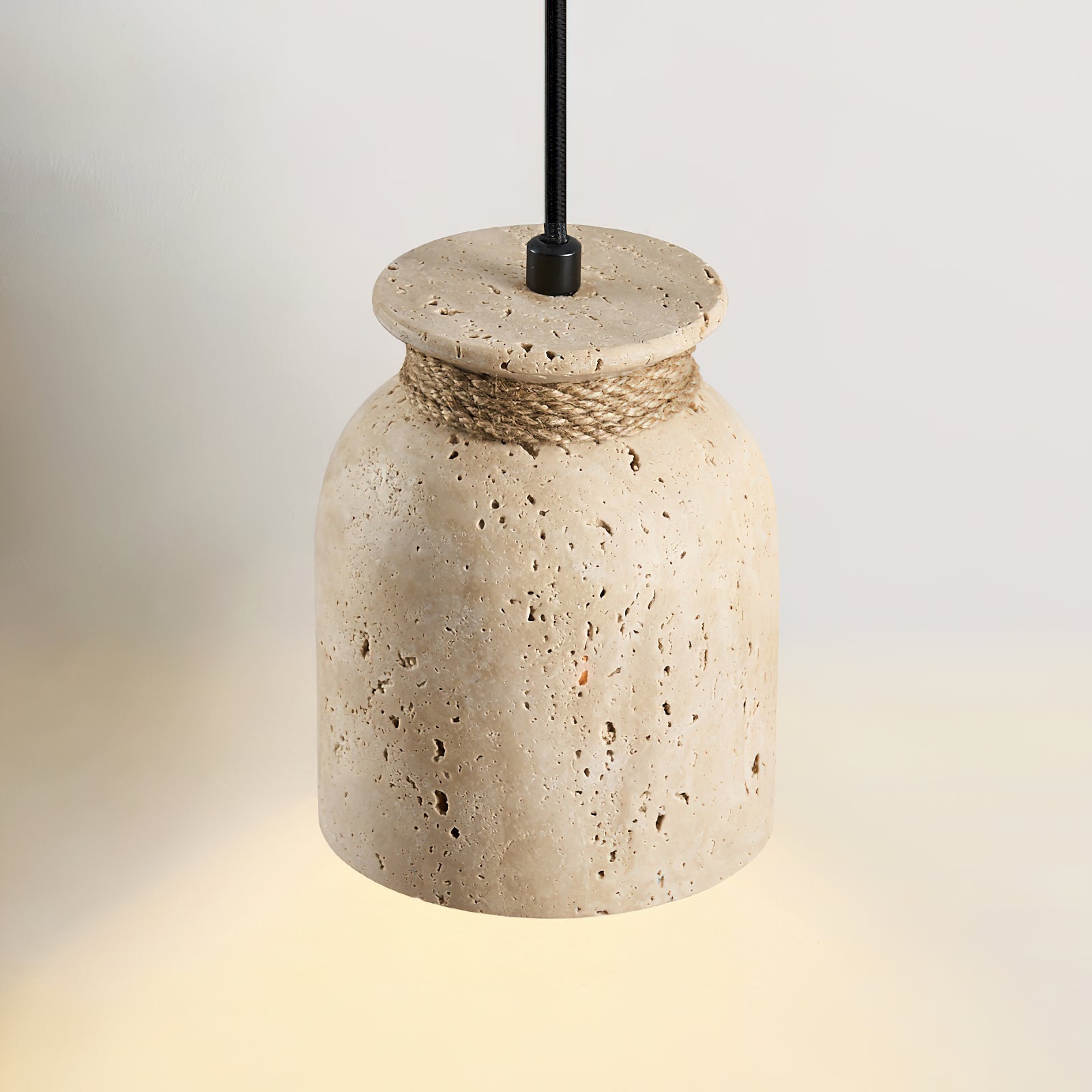 Cavena Minimalist Travertine Pendant Light