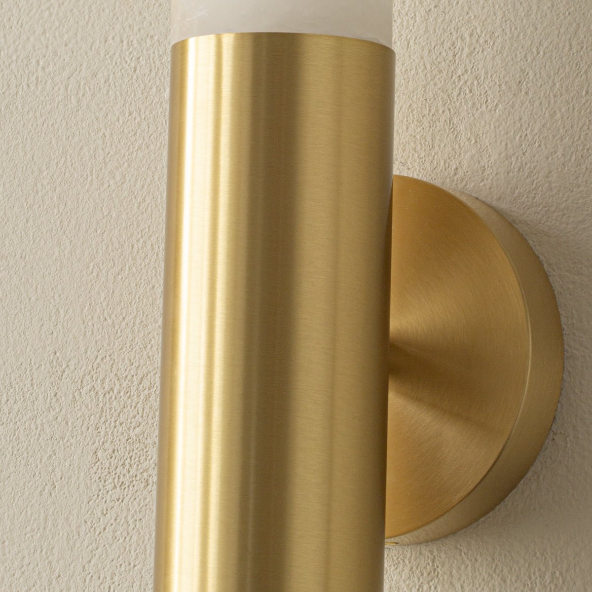 Evtalos Cylinder Alabaster Wall Light - Blowlighting