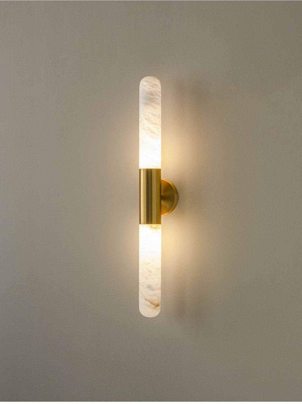 Evtalos Cylinder Alabaster Wall Light - Blowlighting